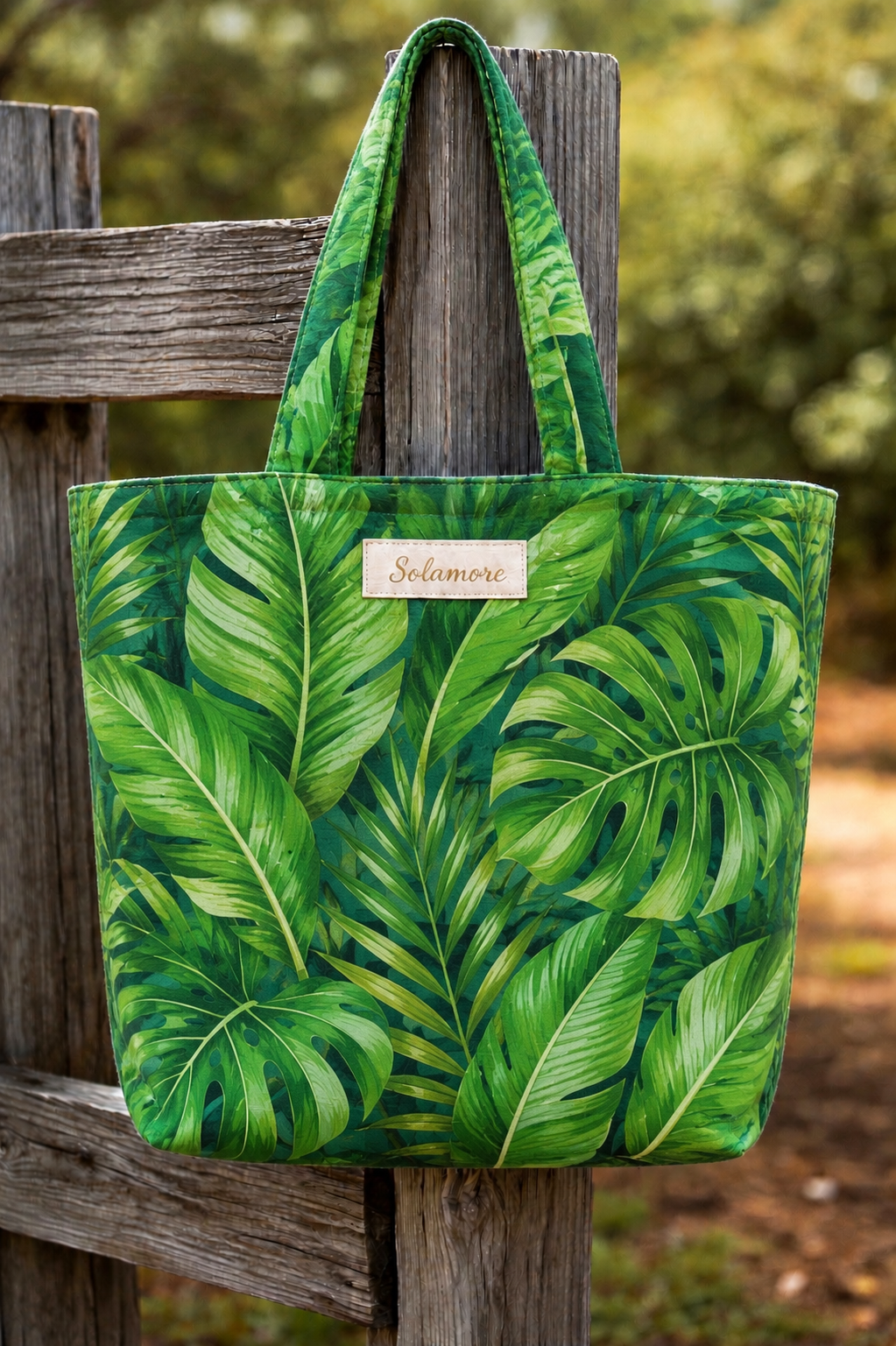 Solamore Bali Green Tote Bag – Chic Everyday Carryall