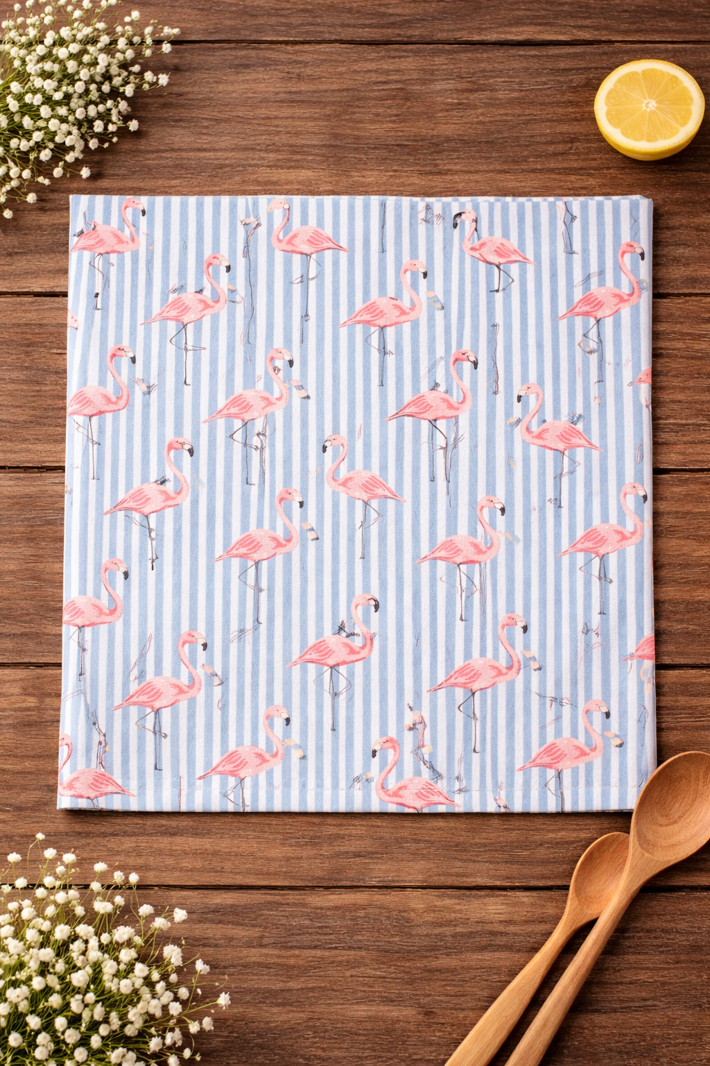 Flamingo Palms Cloth Napkins – Set of 4