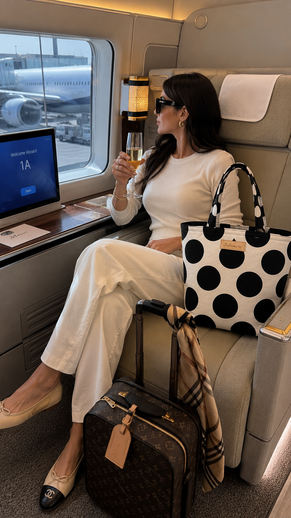 Solamore Luna Dot Tote Bag – Chic Everyday Carryall