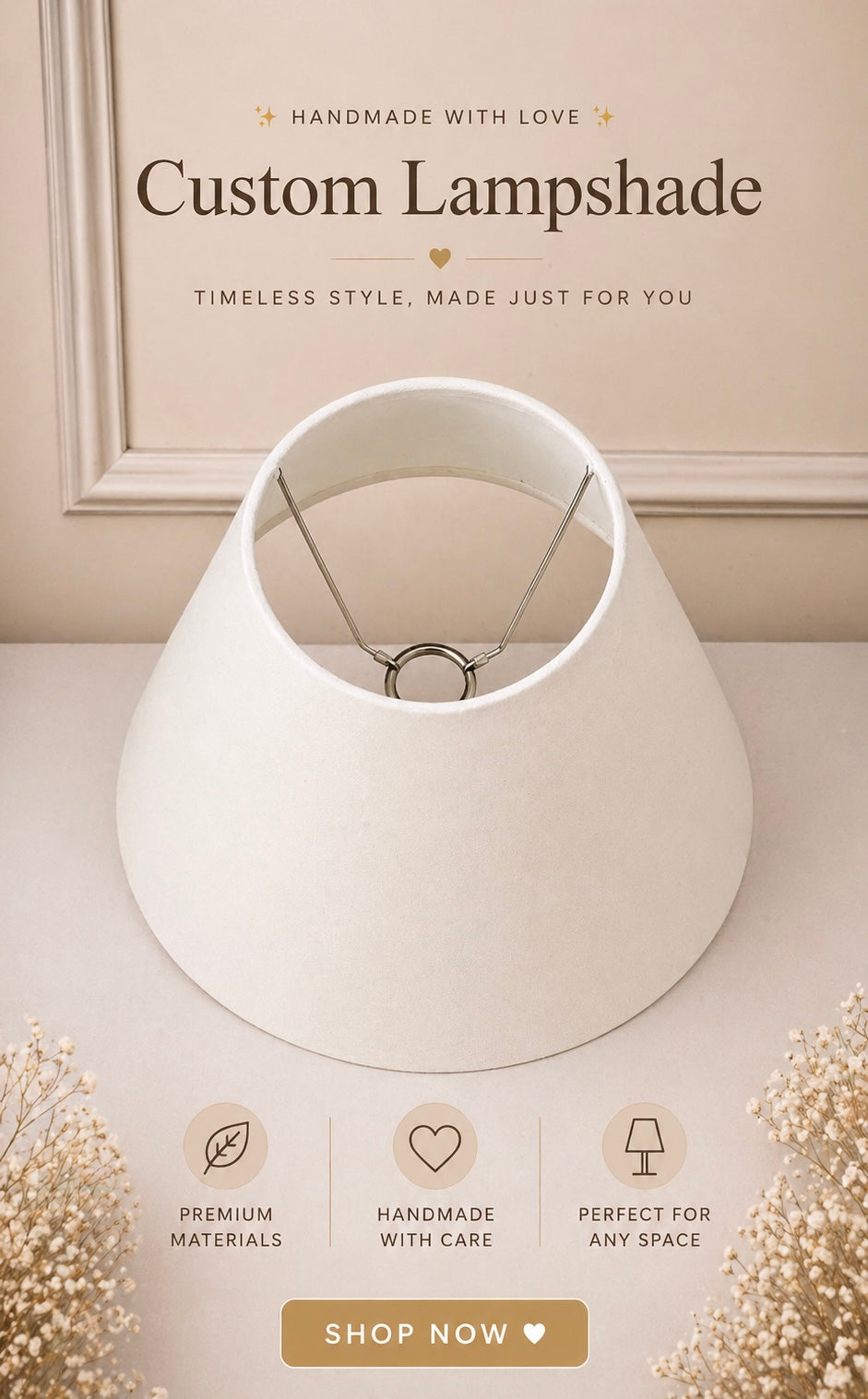 R1M Handcrafted Designer Lampshades – Morning Affirmations Collection by Miami Artist Malky Ureña