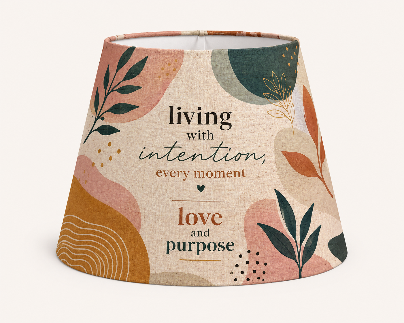 R15M Handcrafted Designer Lampshades – Morning Affirmations Collection by Miami Artist Malky Ureña