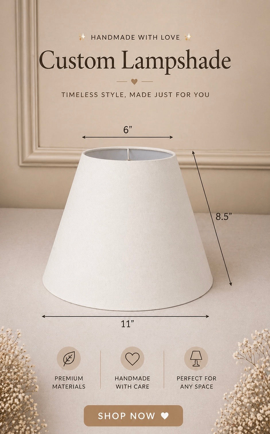 R1M Handcrafted Designer Lampshades – Morning Affirmations Collection by Miami Artist Malky Ureña