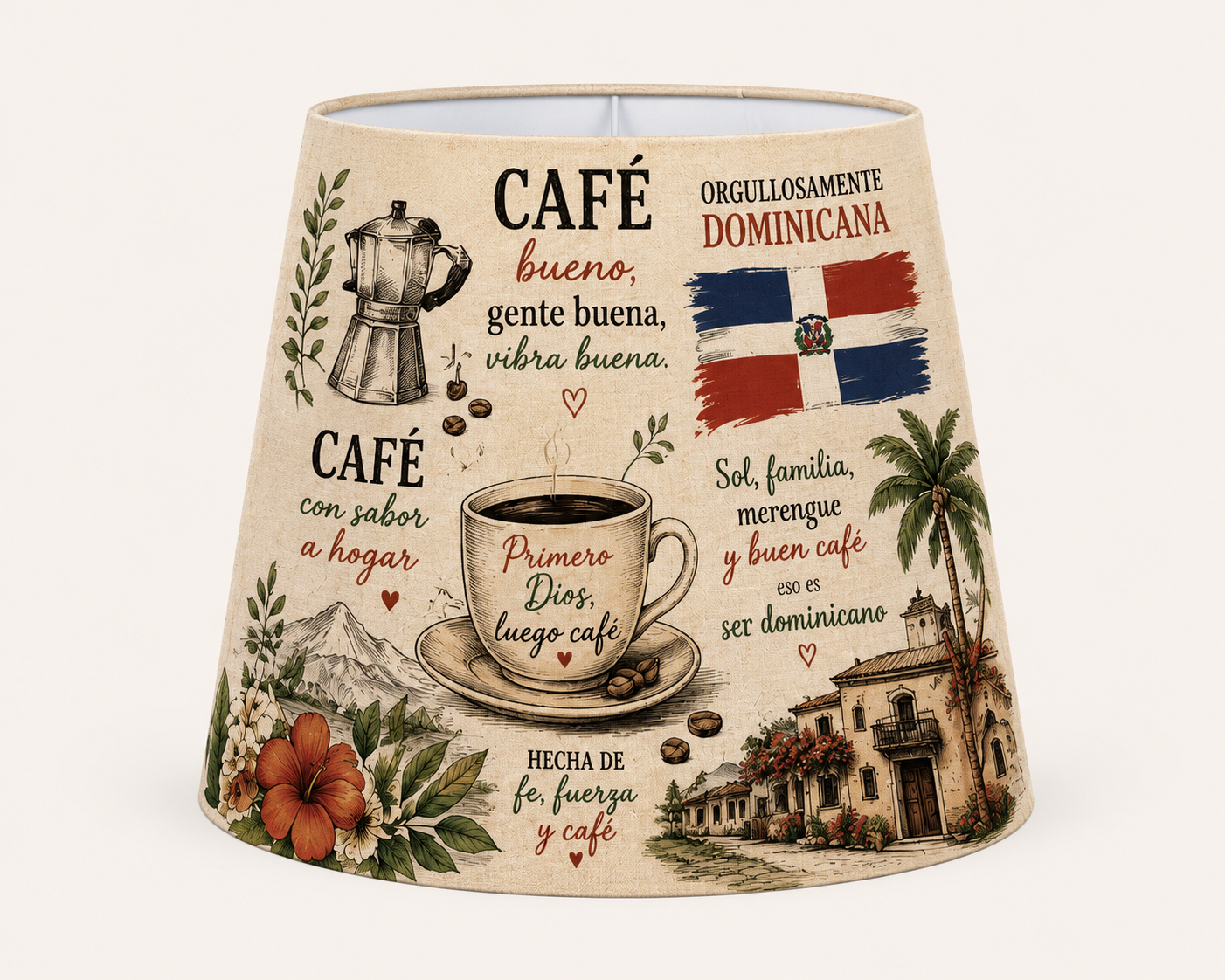 R16M Handcrafted Designer Lampshades – Morning Affirmations Collection by Miami Artist Malky Ureña