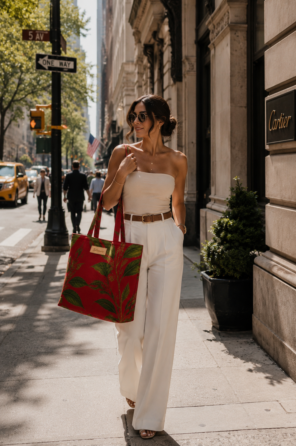 Solamore Soho Rouge Tote Bag – Chic Everyday Carryall