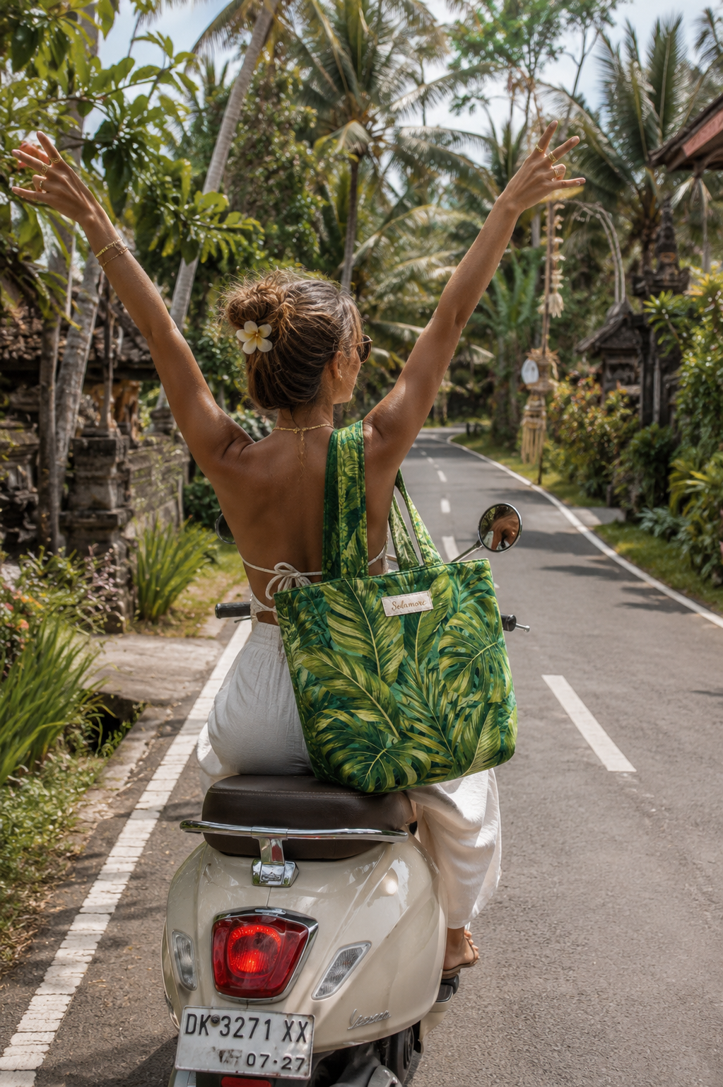 Solamore Bali Green Tote Bag – Chic Everyday Carryall